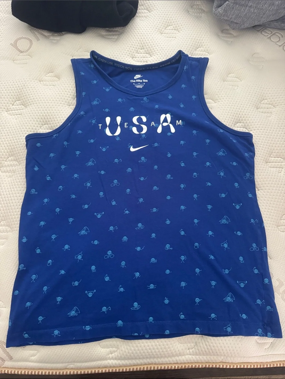 Nike Men’s Blue Team USA Tank Top from the 2024 Olympic year